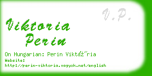 viktoria perin business card